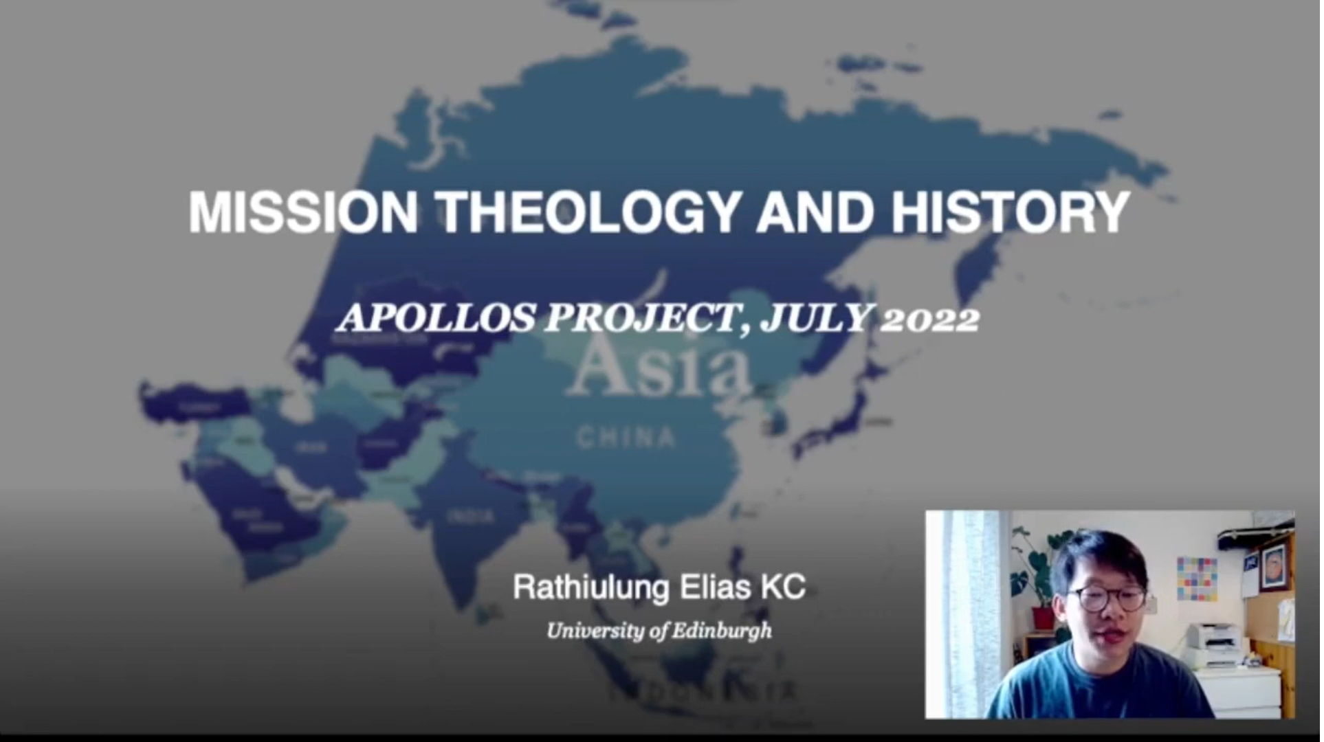 Lecture Series: Mission History & Theology